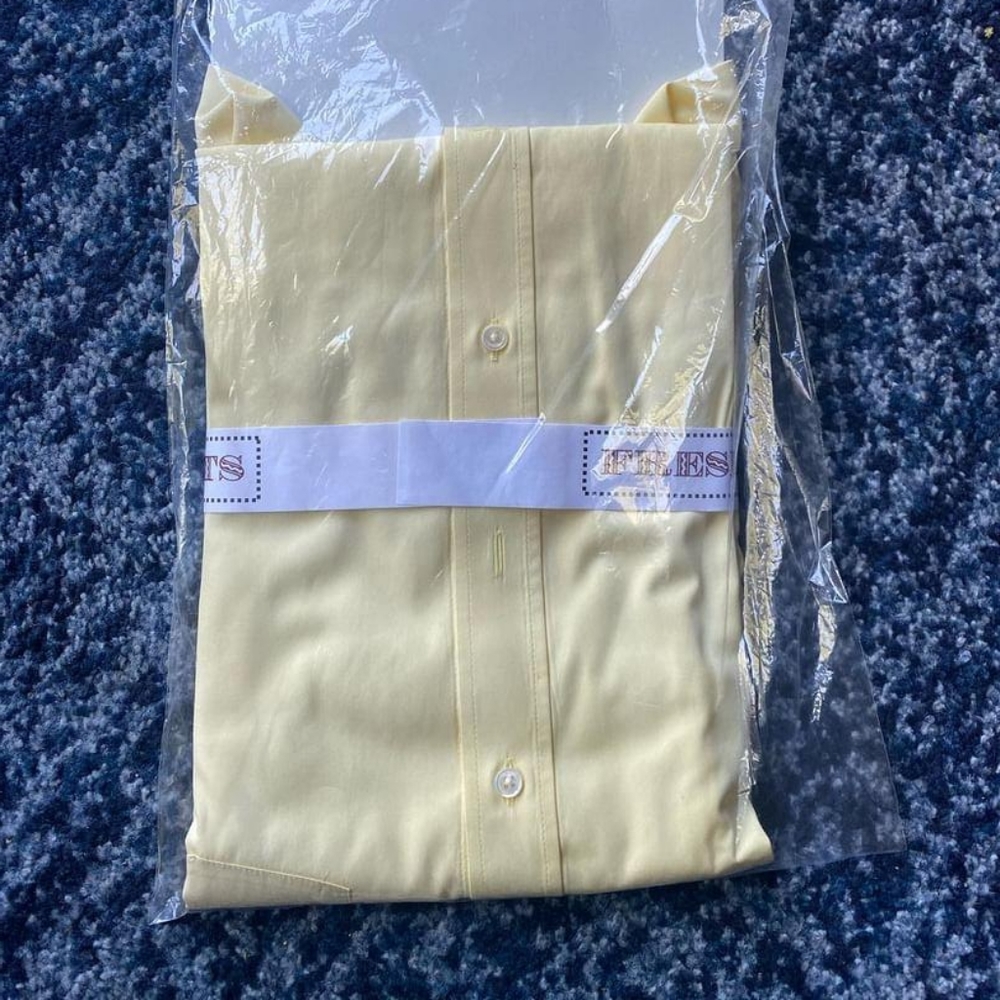 Yellow Faconnable Button Down - image 3